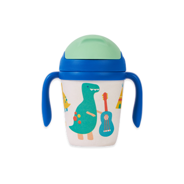 Bamboo Sippy Cup - Dino Rock